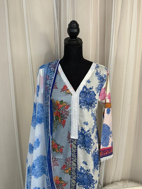 Luxury Embroidered Lawn Ready To Ship