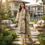 Firdous Premium Embroidered Lawn