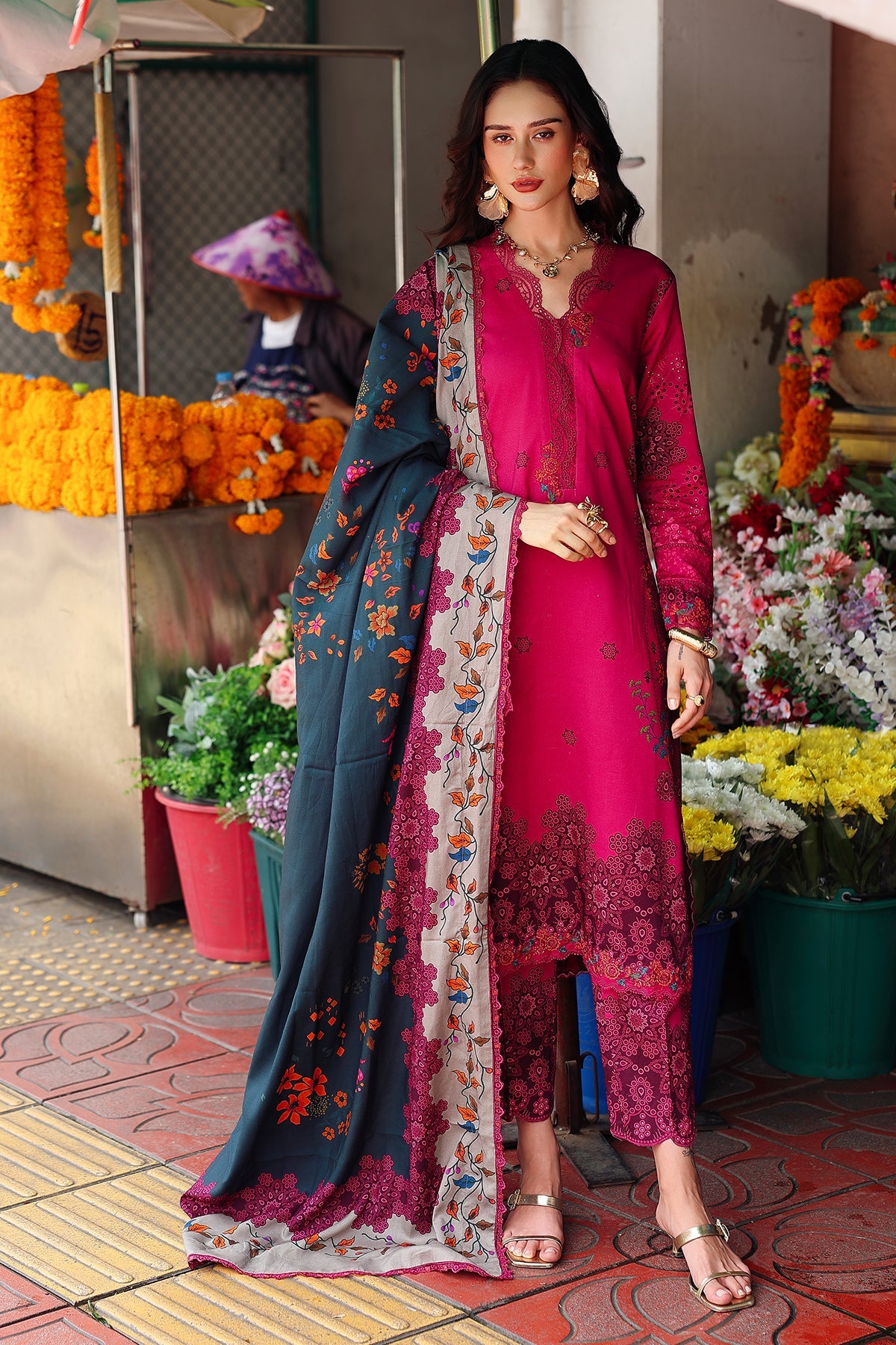 Aniiq By Charizma Embroidered Suit