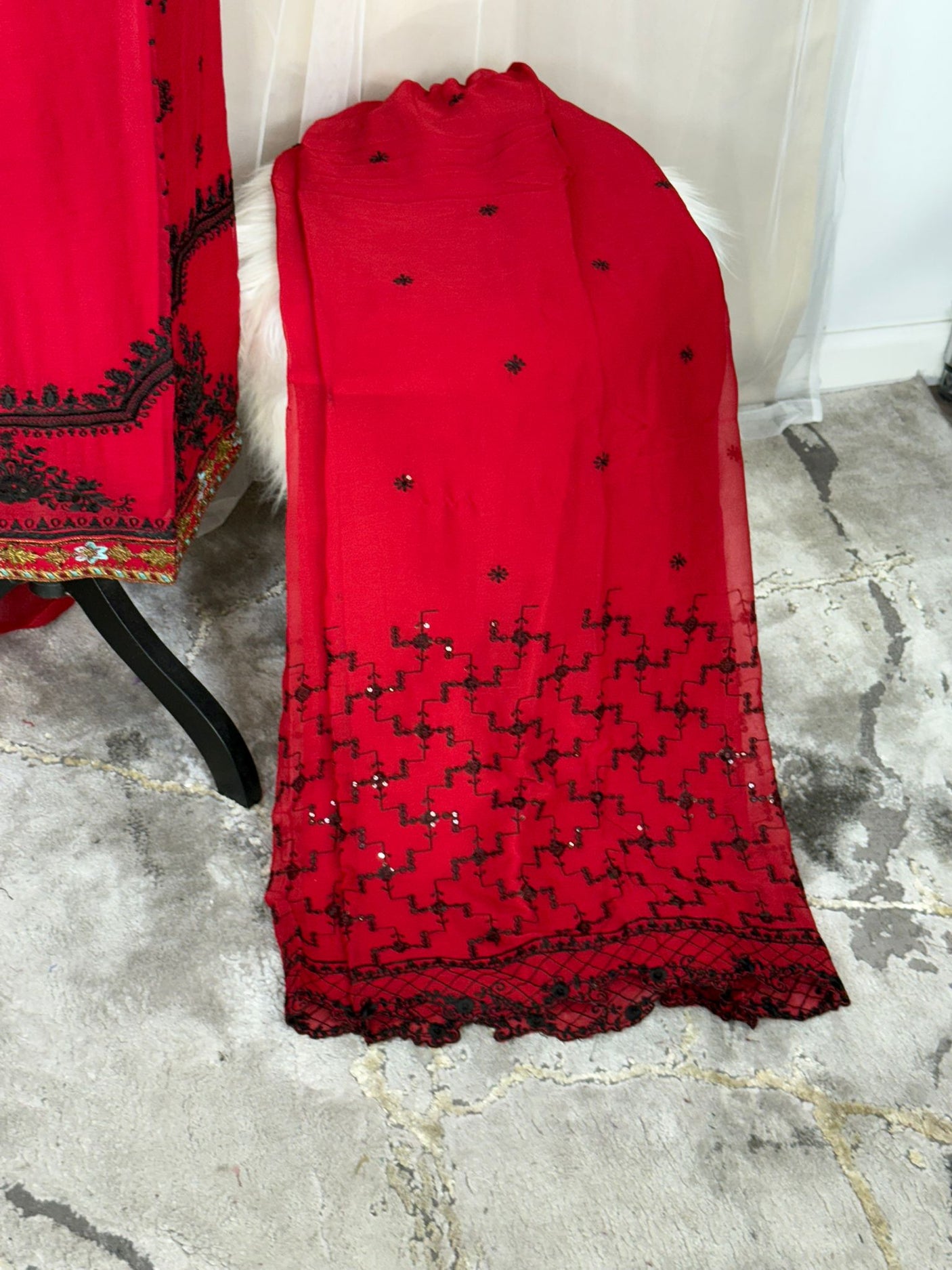 Luxury Embroidered Party wear Ready To Ship