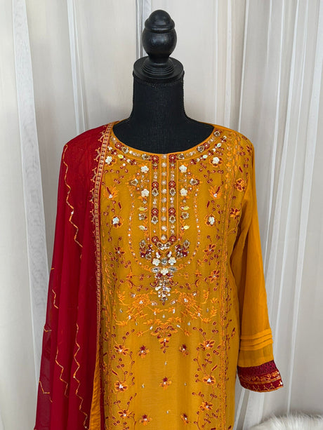 2pc Embroidered Kurti Collection Ready To Ship