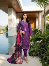 Noer by Gulljee Embroidery lawn