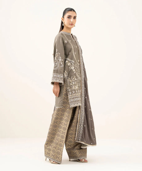 3 Piece - Embroidered Luxury Suit by Sapphire