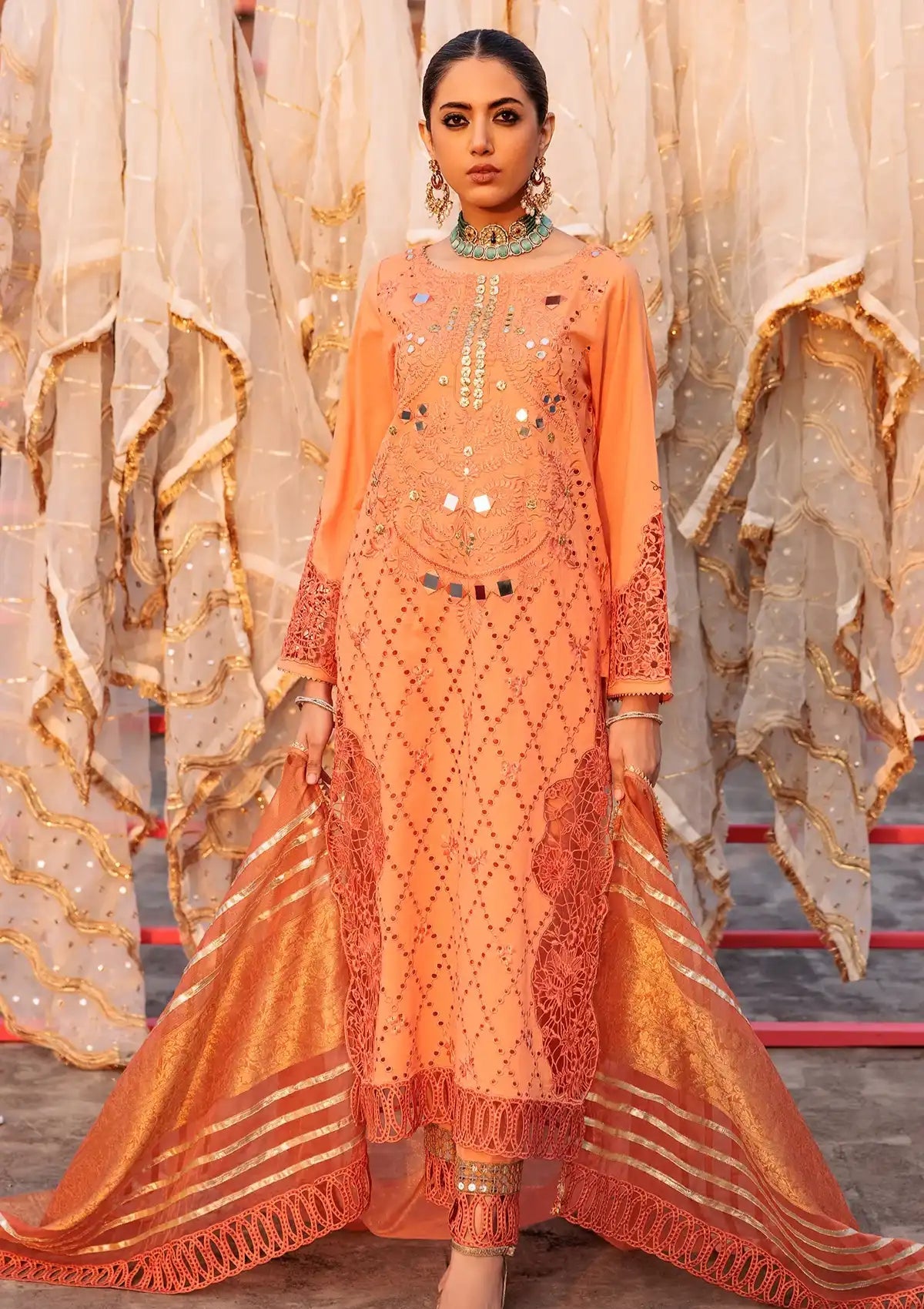 Charizma Luxury Embroidered Suit