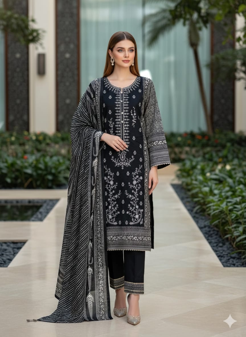 Luxury Embroidered Lawn Ready To Ship