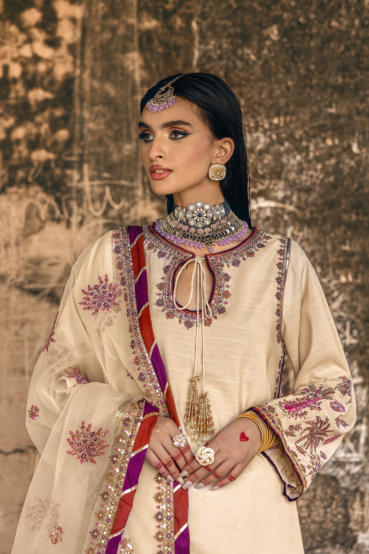 Charizma Luxury Embroidered Suit