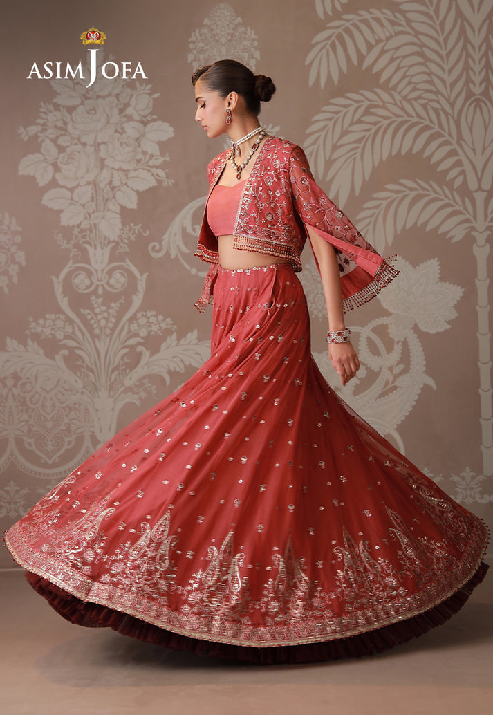 Zari By Asim Jofa Luxury Embroidered Poly Net Collection