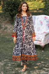 2-PC Embroidered Lawn Suit by Charizma