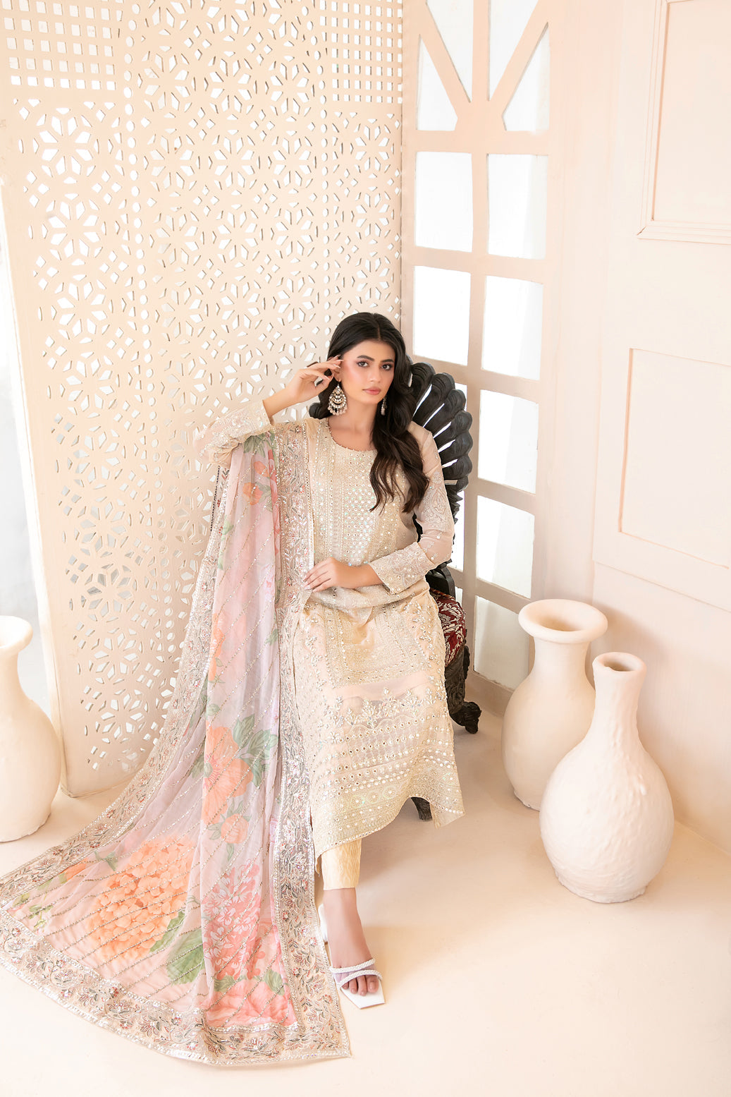 Sunehri Chiffon By Tawakkal