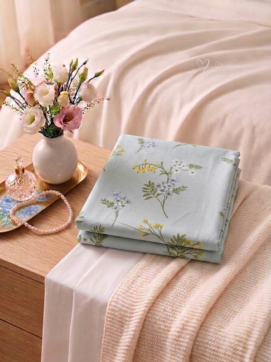 Pakistani King Size Bedsheet with Pillow Cover