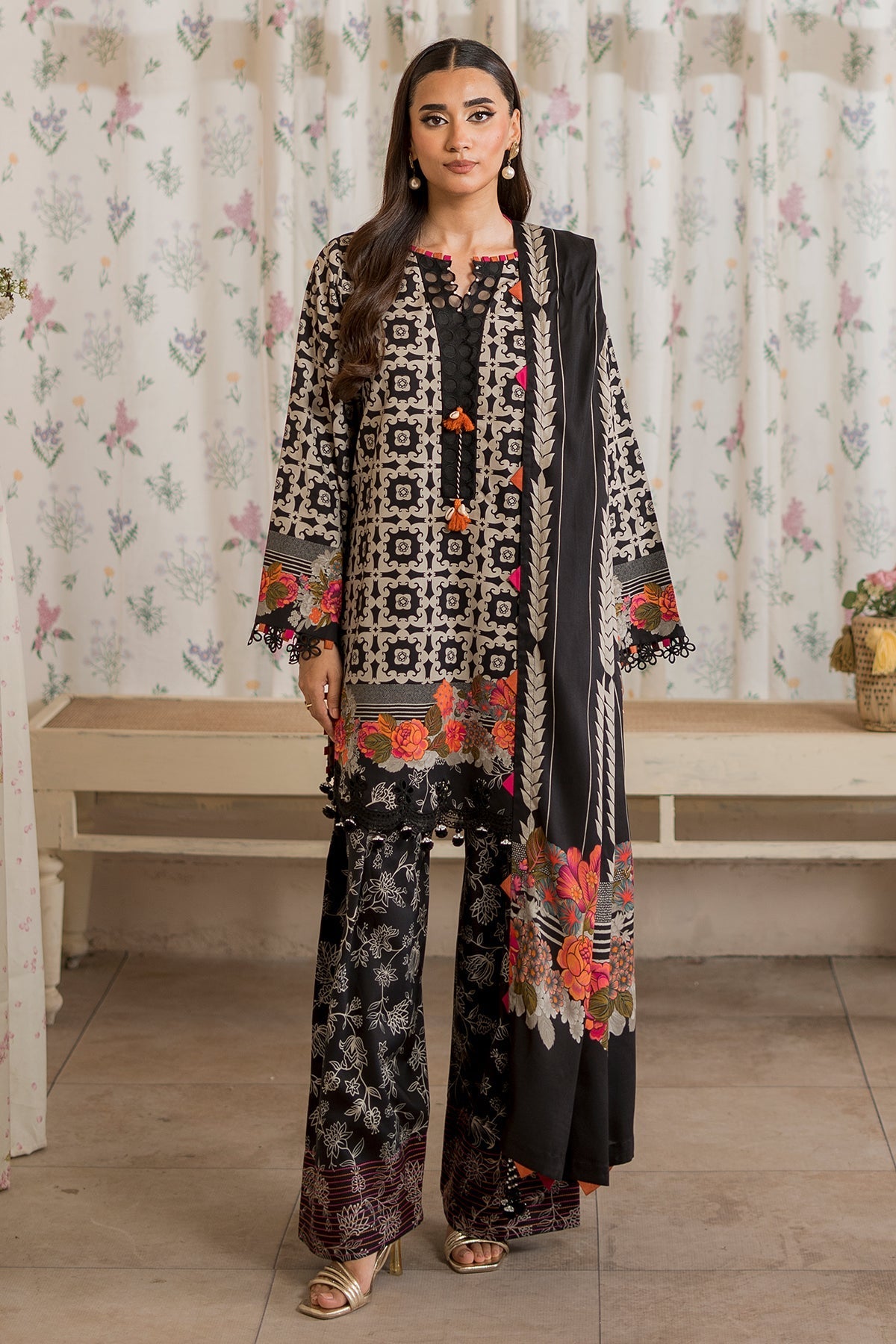 Charizma Luxury Embroidered Suit