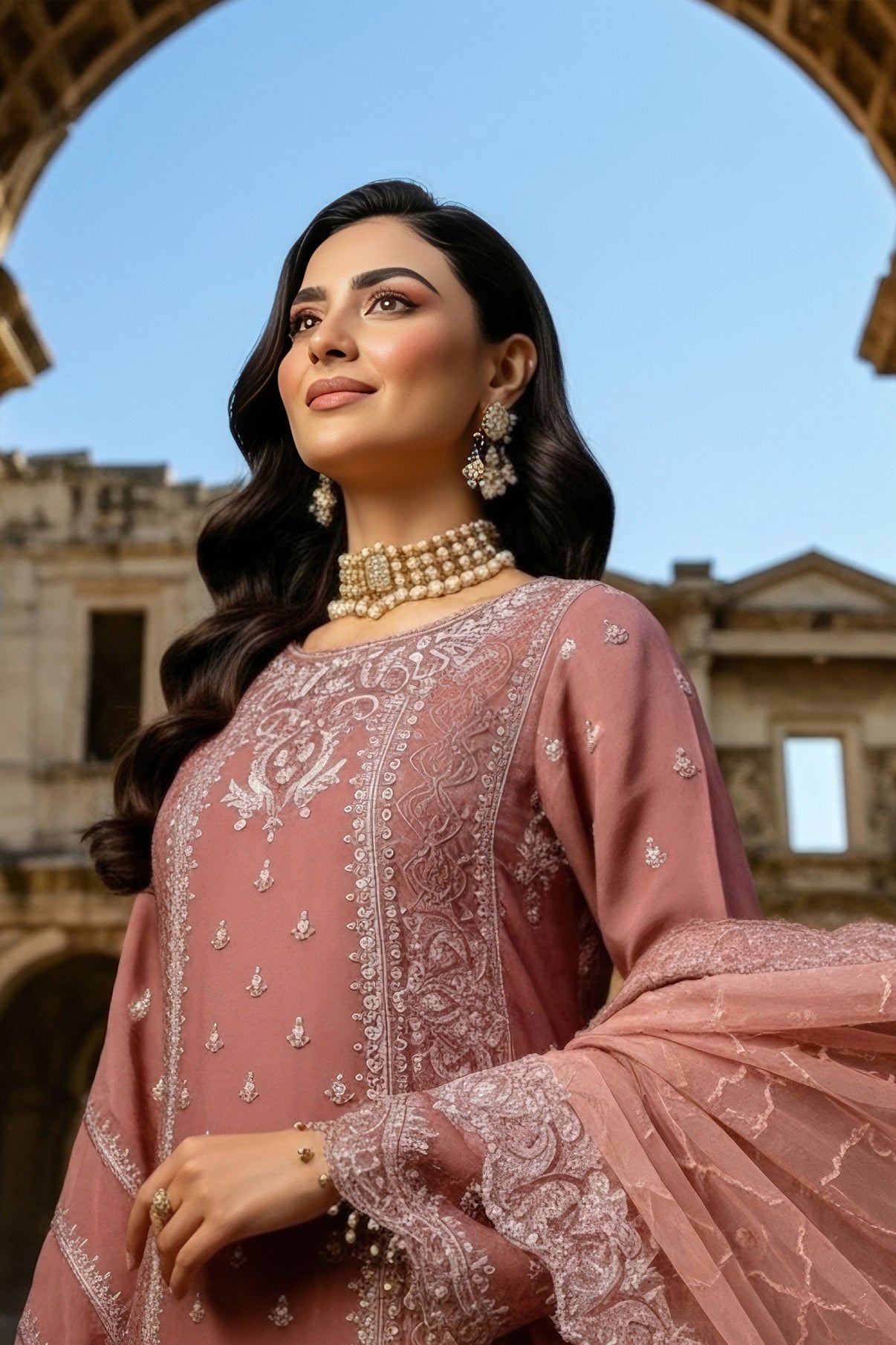 Imrozia Embroidered Chiffon Collection