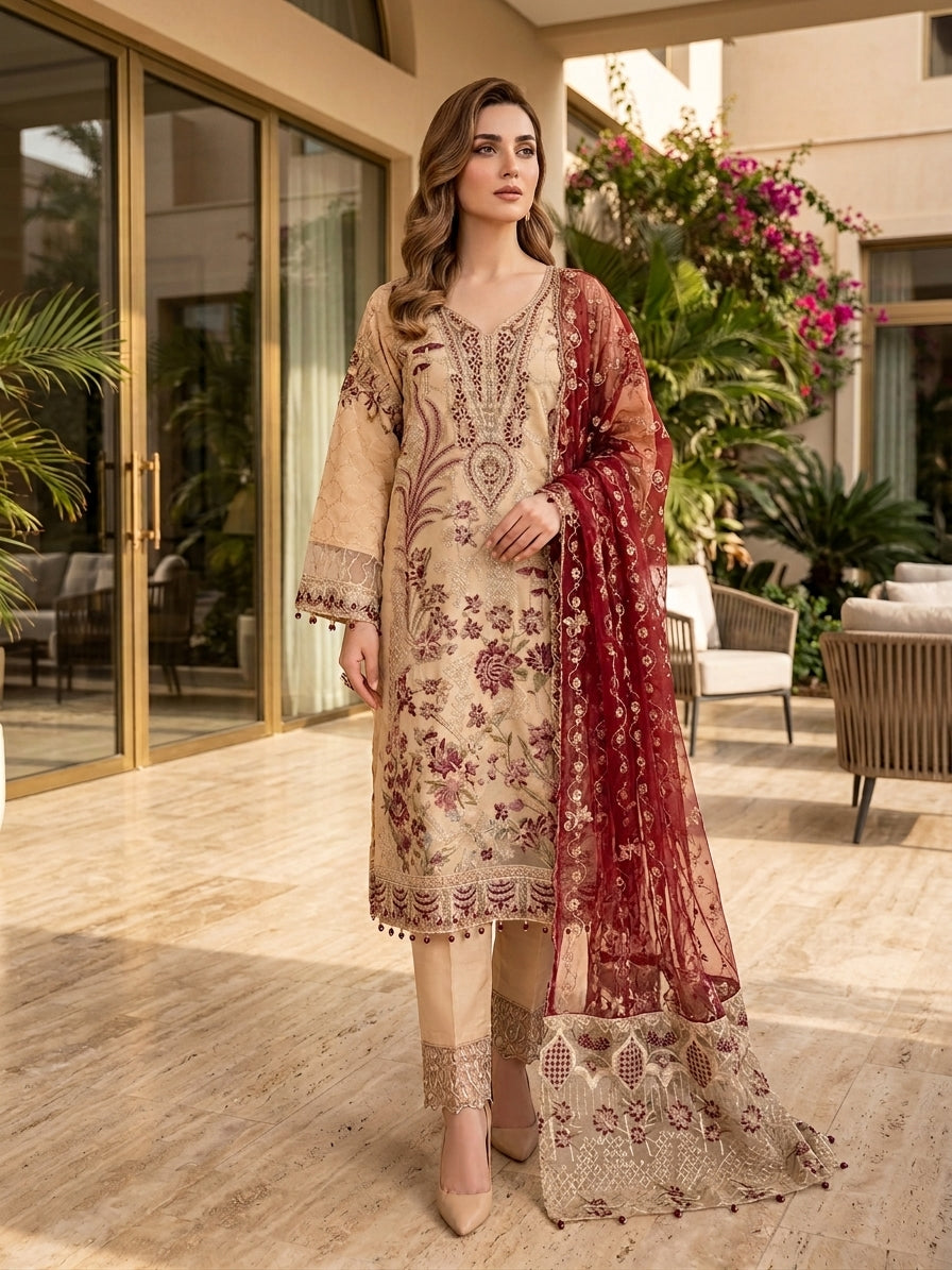 Ramsha Luxury Embroidered Collection