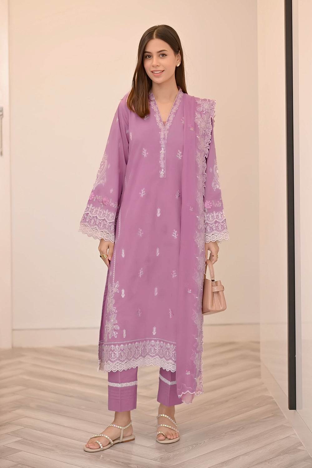 Lakhany 3pc Embroidered Suit