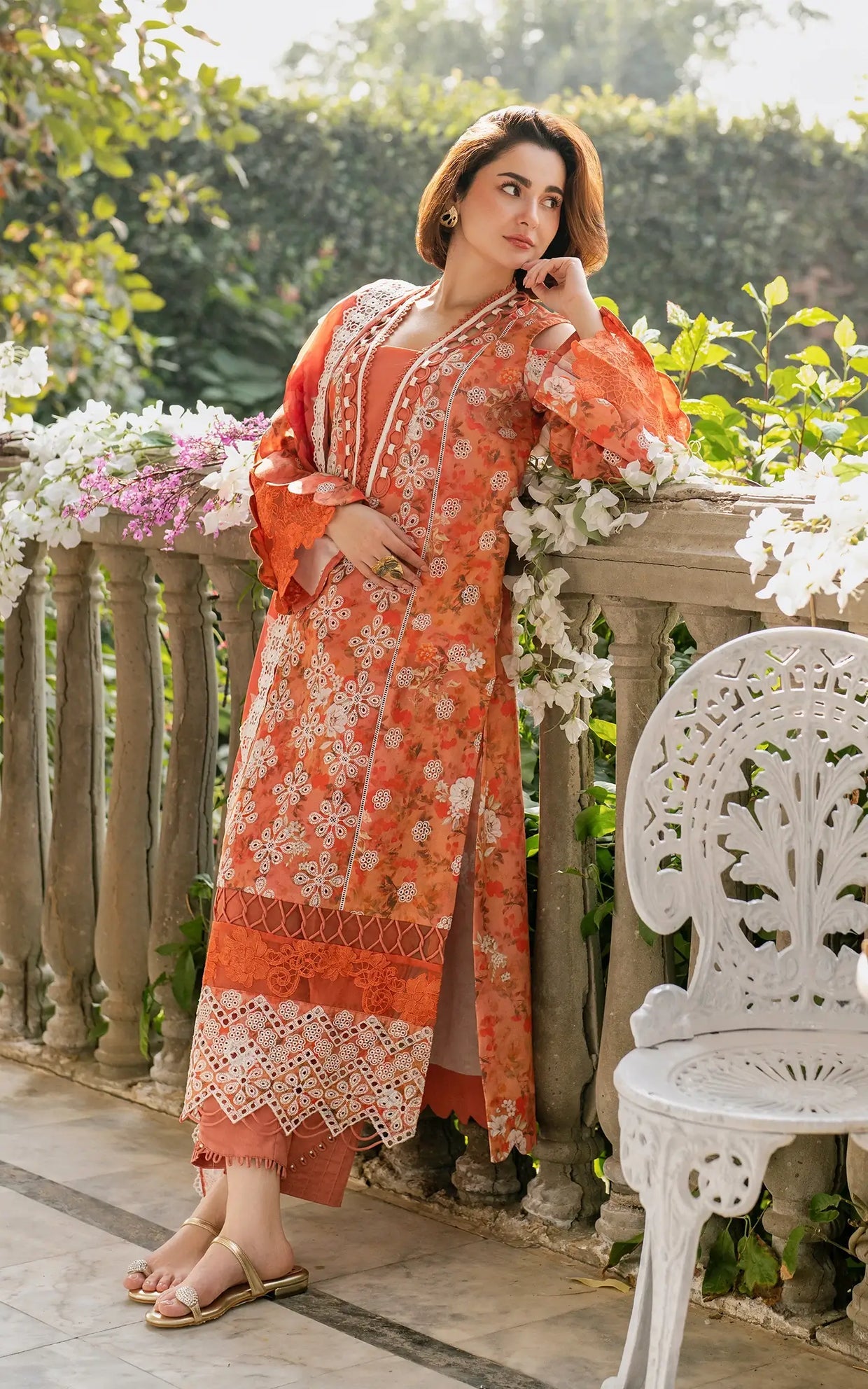 Asifa & Nabeel Premium Lawn  Suit