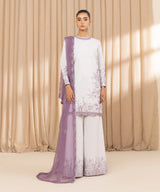 Sapphire 3Pc Embroidered Lawn Suit
