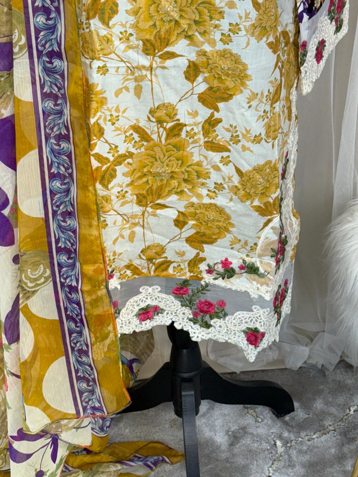 Luxury Embroidered Lawn Ready To Ship