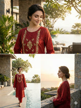 1 Pc embroidered shirt