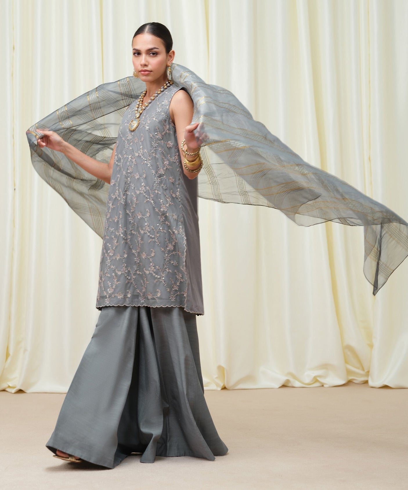3Pc Embroidered Suit by Sapphire