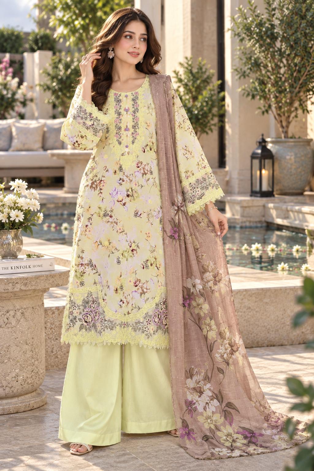 Munira Designers Embroidered Lawn