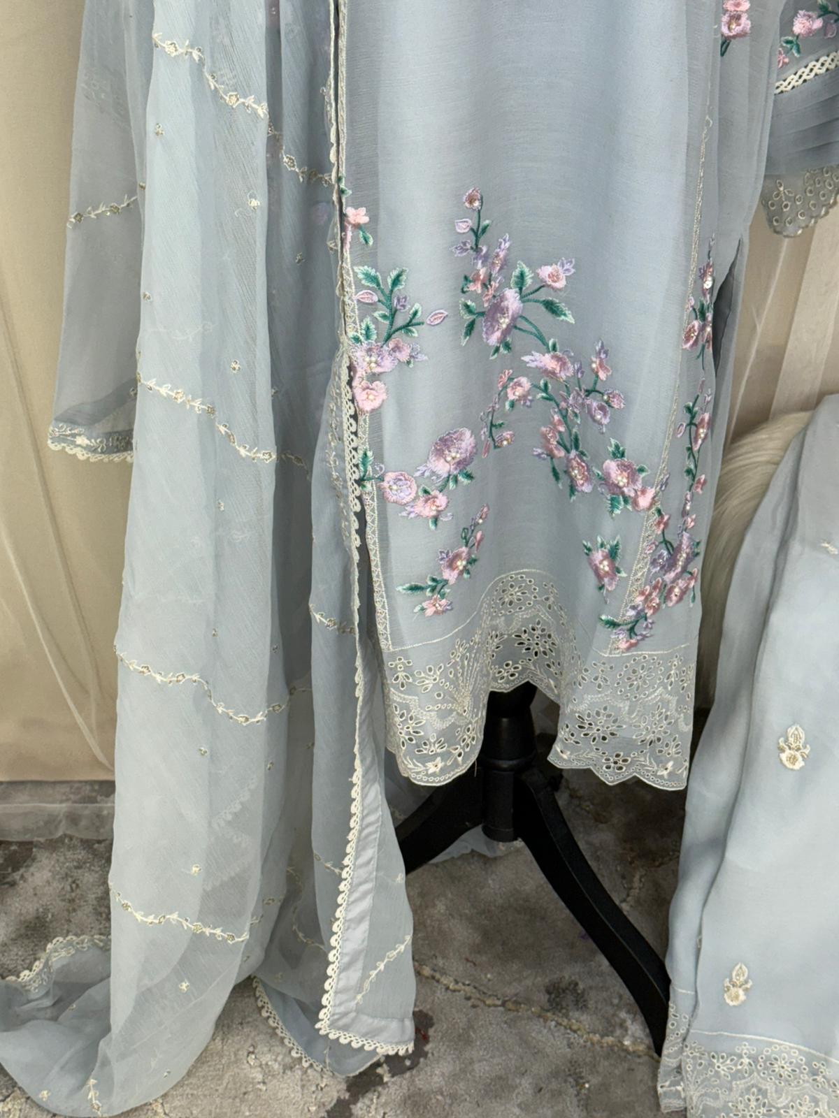 Luxury Embroidered Party wear Ready To Ship