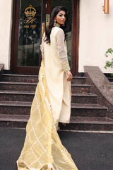 3-PC Embroidered Luxury Suit By Charizma