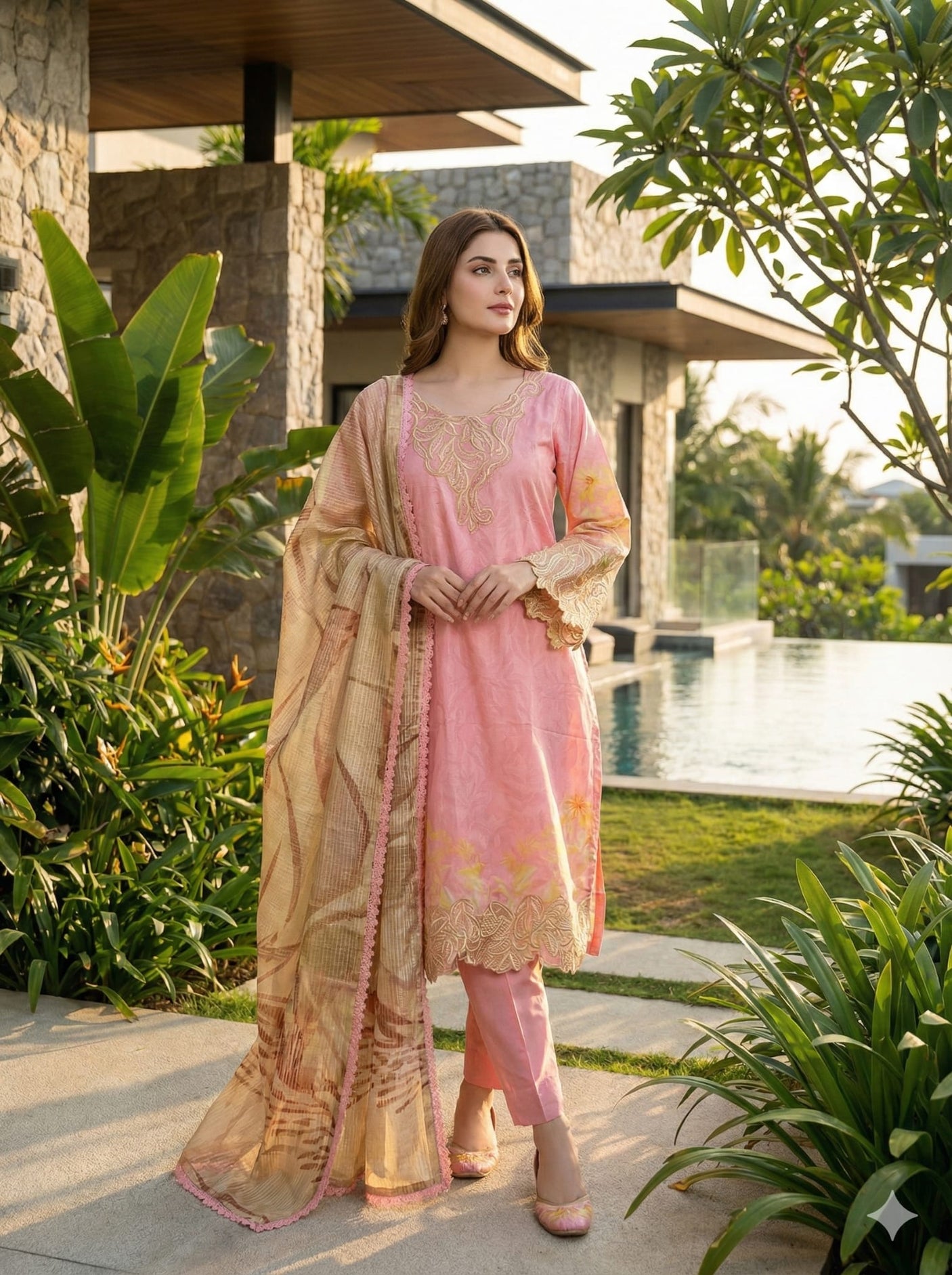 Rangrasiya Summer Embroidered Lawn
