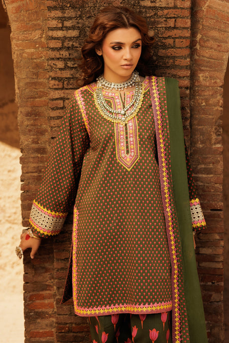 Charizma 3-PC Embroidered Lawn Suit