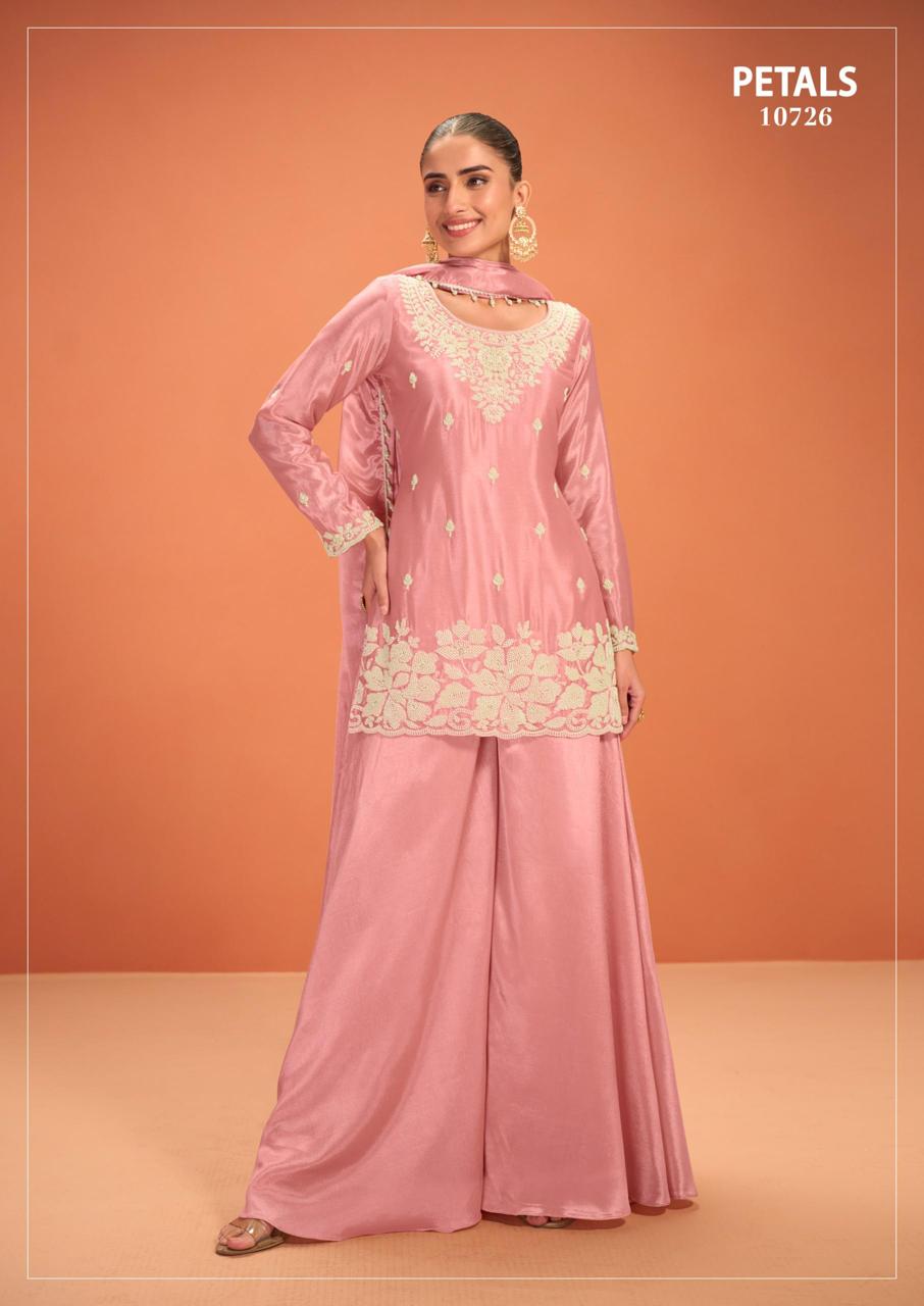 Premium Chinon Sharara Suit