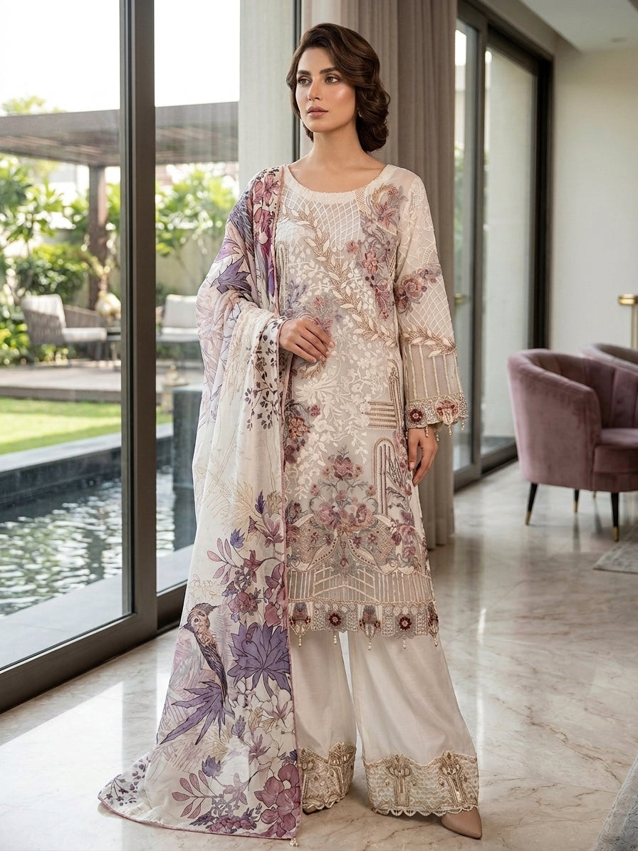 Ramsha Luxury Chiffon Embroidered Collection