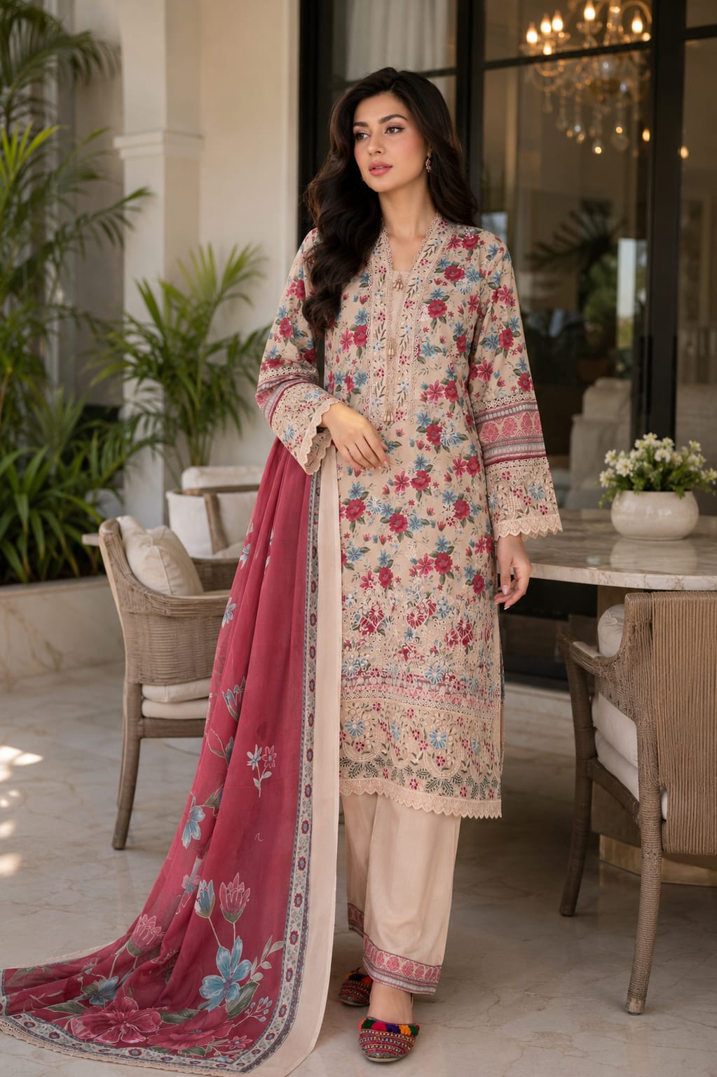 Munira Designers Embroidered Lawn