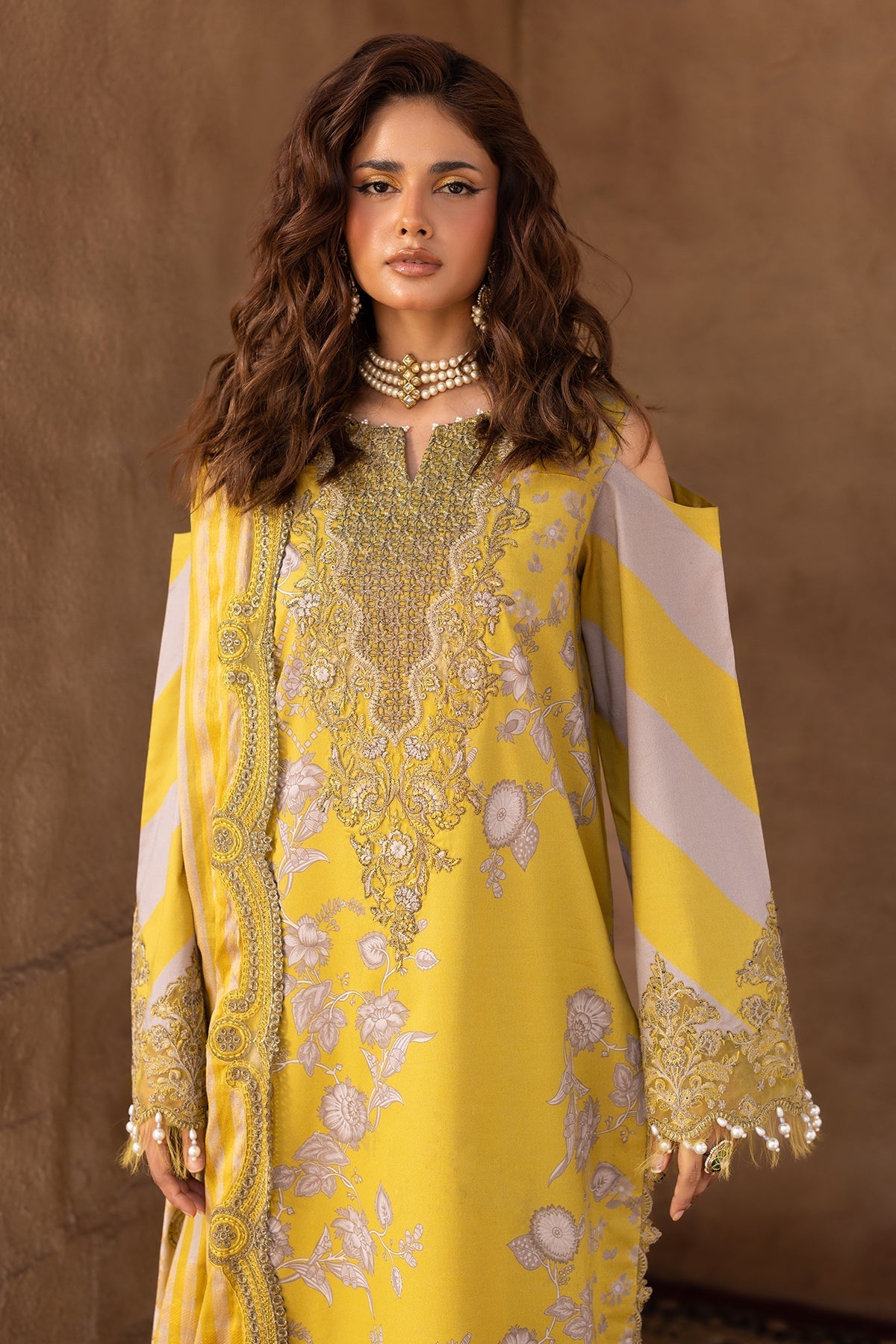 Charizma 3-PC Embroidered Lawn Suit