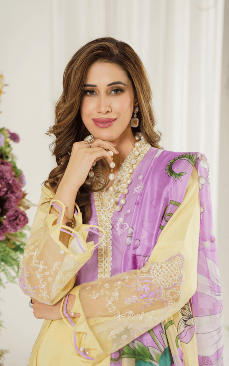 Pretty in Pink by Asifa & Nabeel Premium Lawn