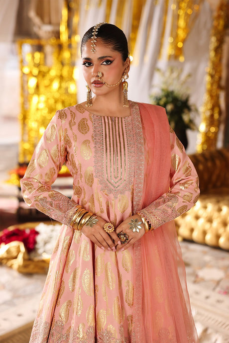 3-PC Embroidered Luxury Suit By Charizma