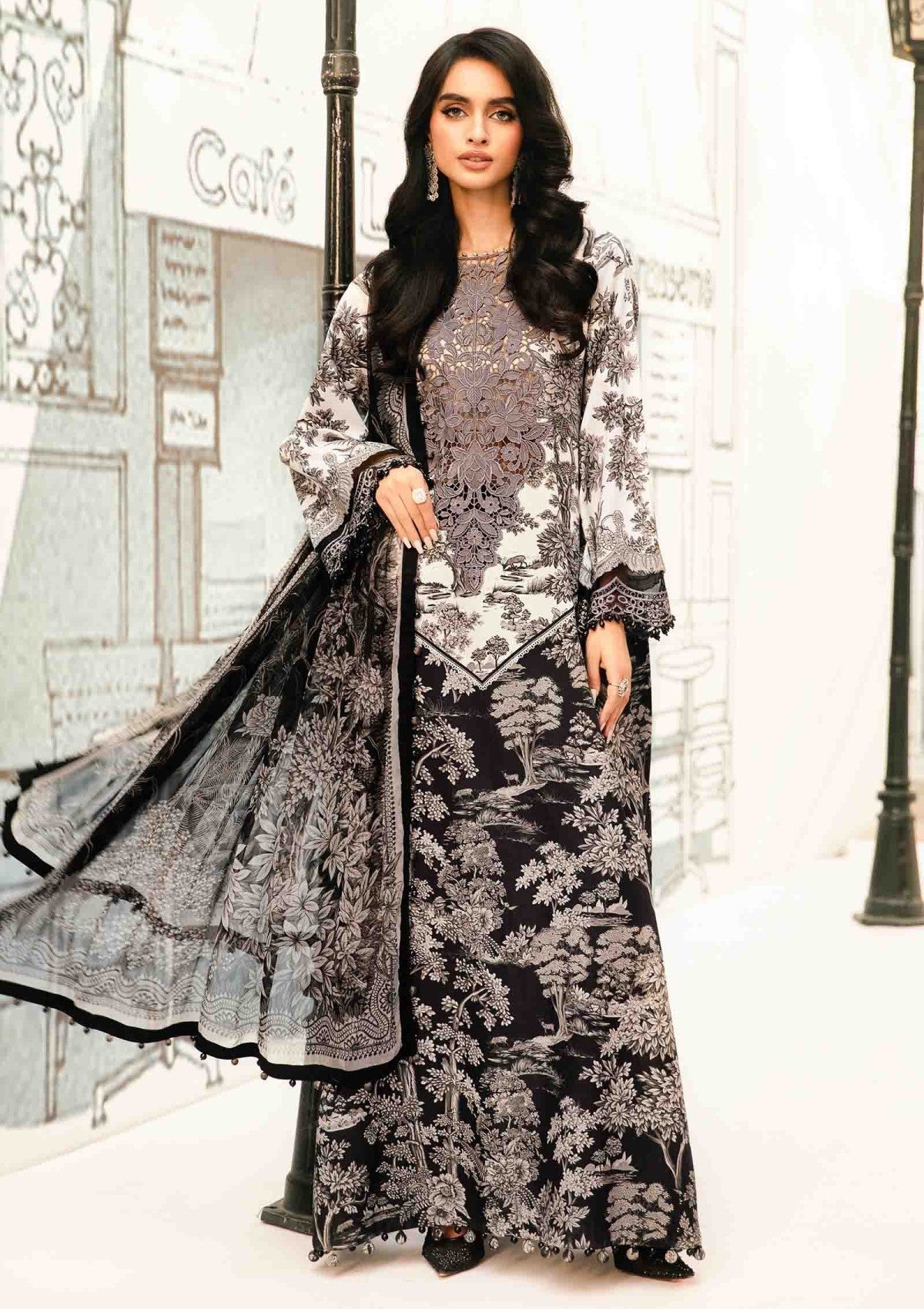 Maria B Mprints Embroidered Lawn Collection