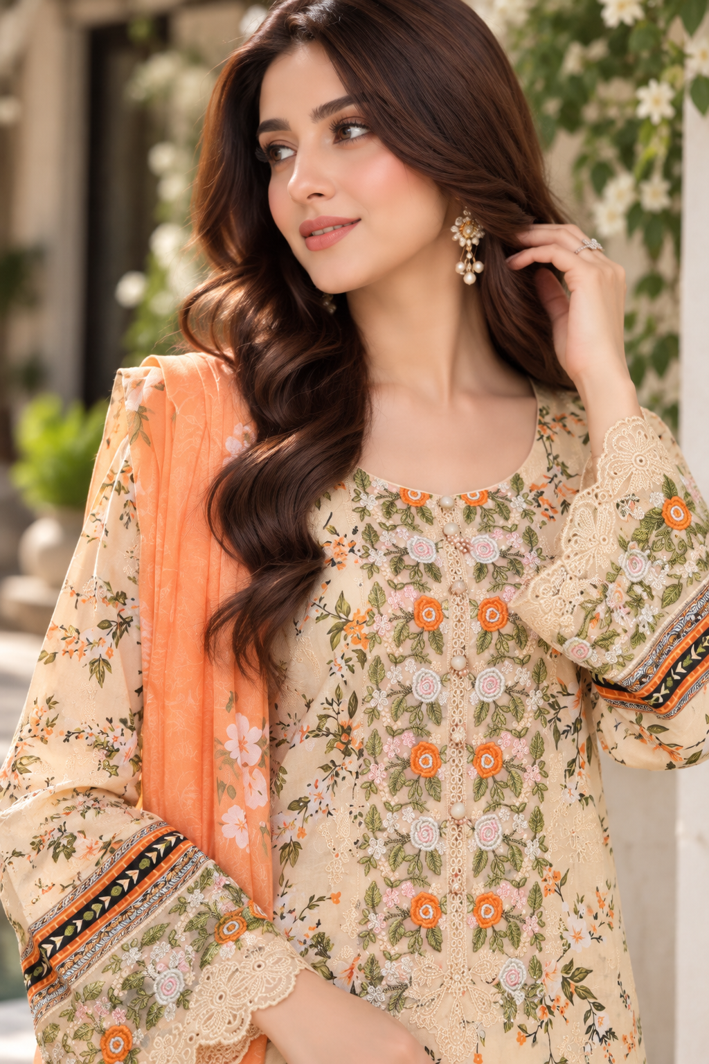 Munira Designers Embroidered Lawn