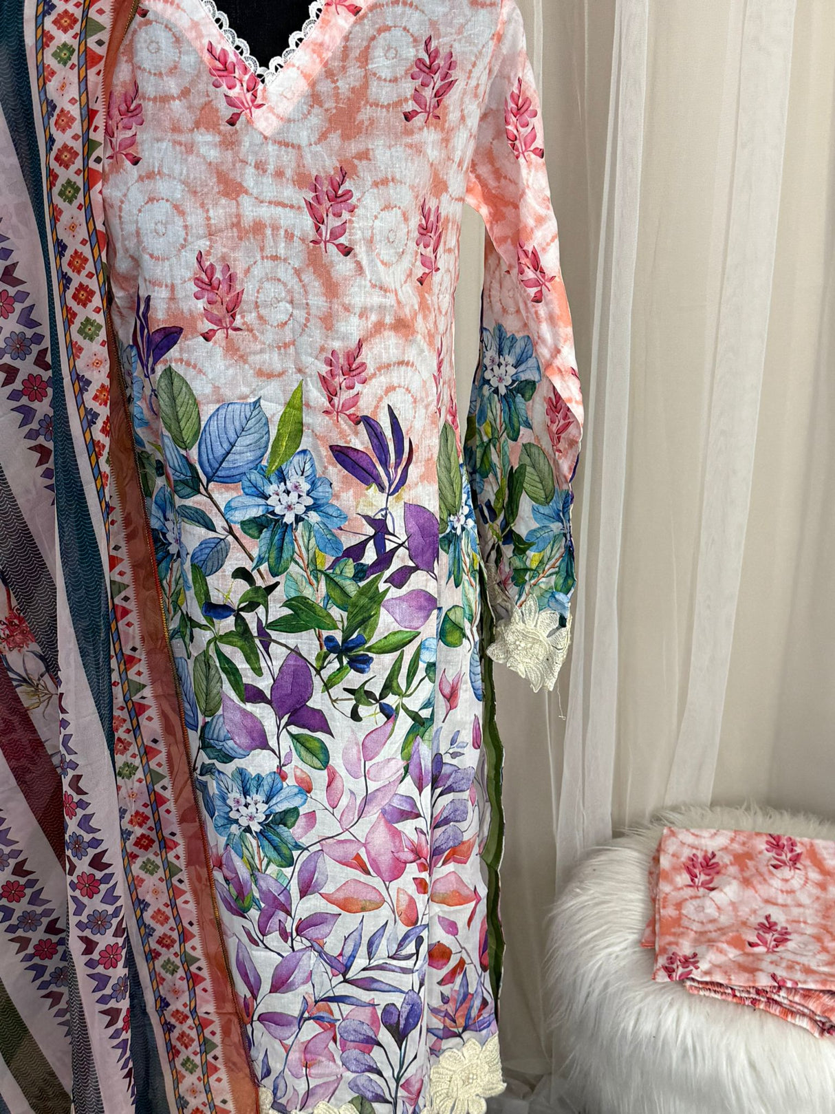 Luxury Embroidered Lawn Ready To Ship