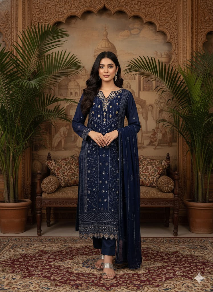 2pc Embroidered Kurti Collection Ready To Ship