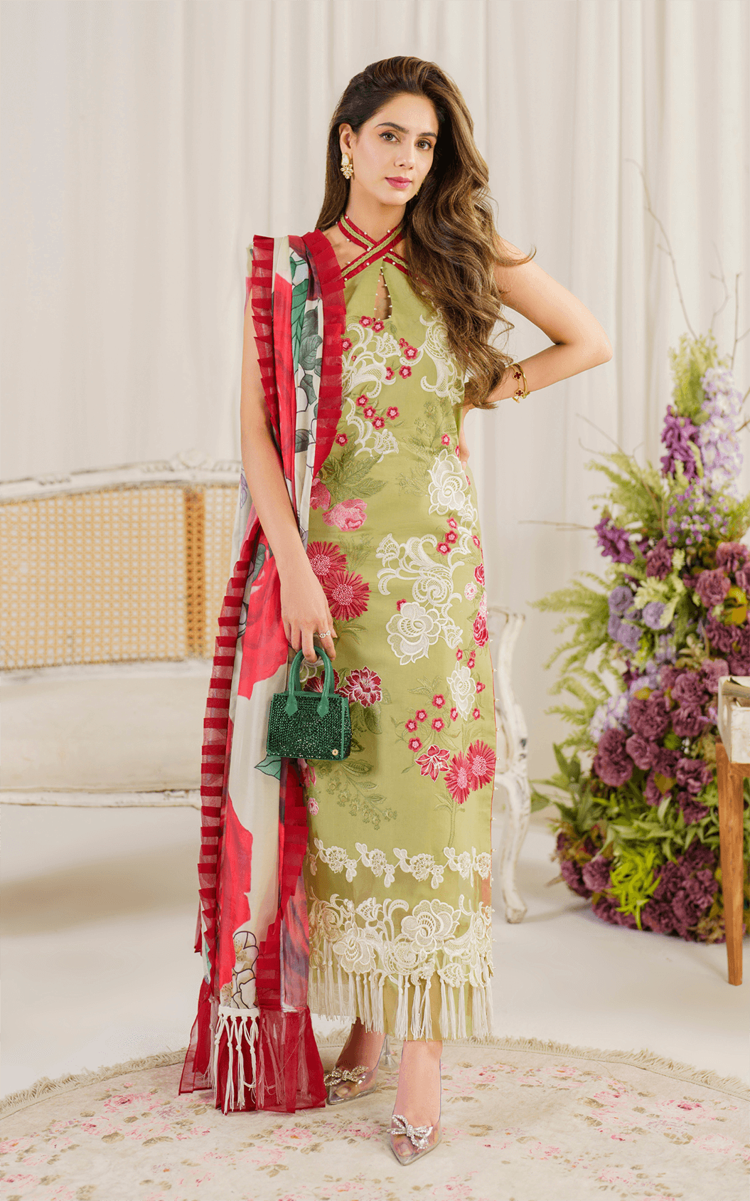 Pretty in Pink by Asifa & Nabeel Premium Lawn