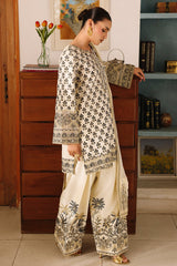 3-PC Embroidered Luxury Suit By Charizma
