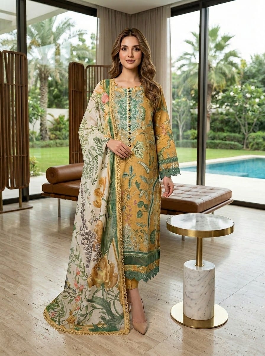 Jade Embroidered Lawn Collection