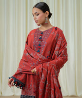 3 Piece - Embroidered Luxury Suit by Sapphire