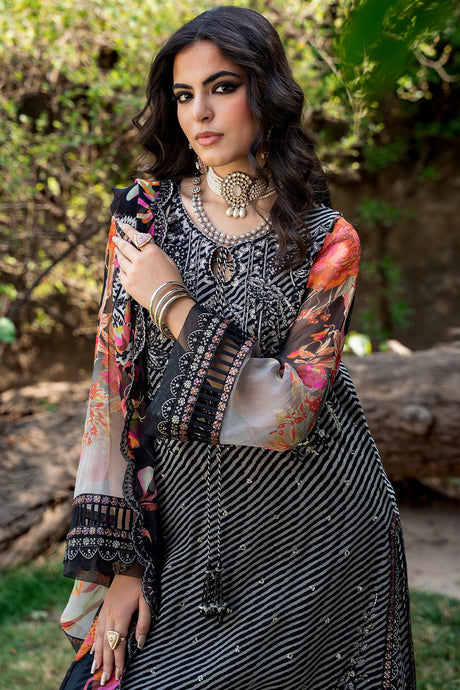 Vasal Embroidered Chiffon Suit By Charizma