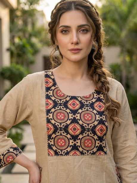 Ajrak Printed Co Ord Set