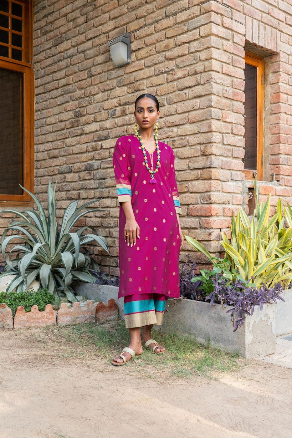 2 Piece Jacquard Suit-Embroidered by Alkaram Studio