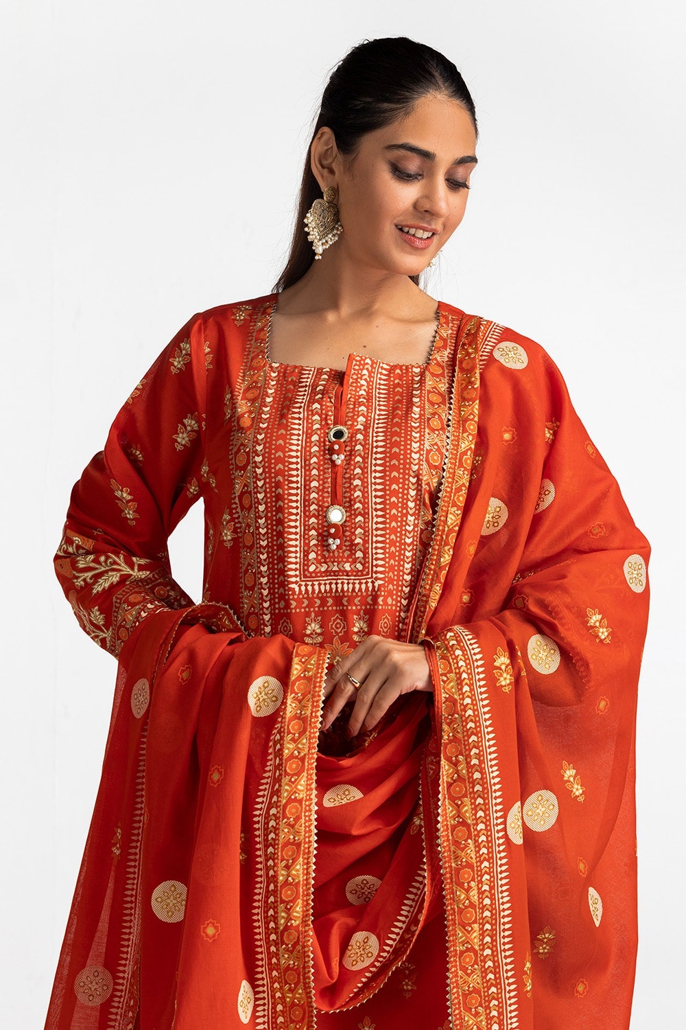 Gul Ahmed Embroidered  Suit