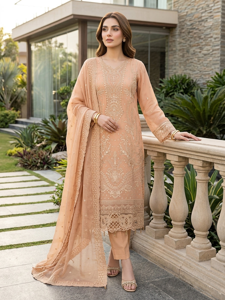 Bin Hameed Chiffon Embroidered Collection