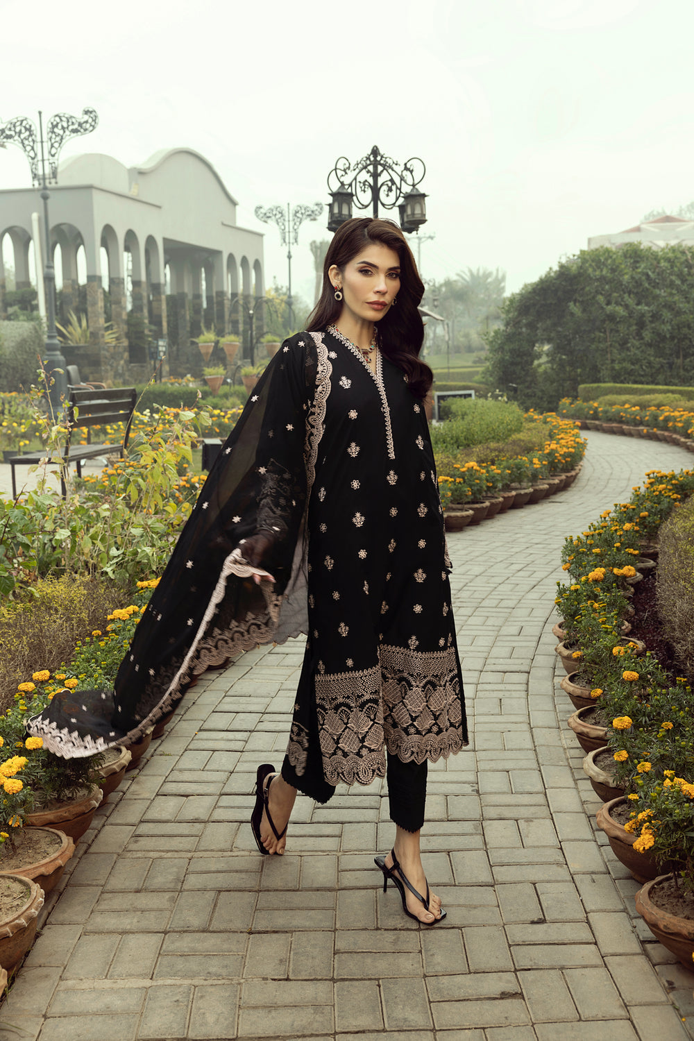 Lakhany 3pc Embroidered Suit