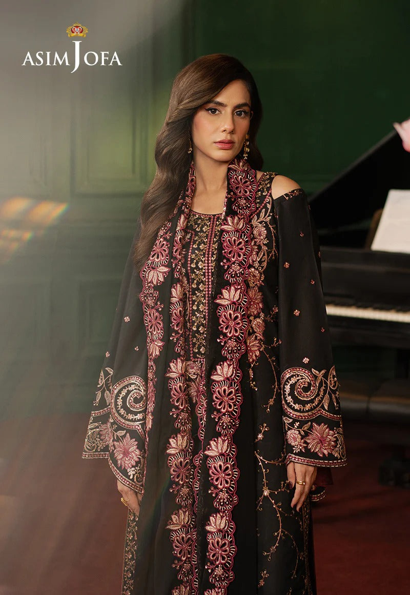 Asim Jofa Embroidered 3pc Suit