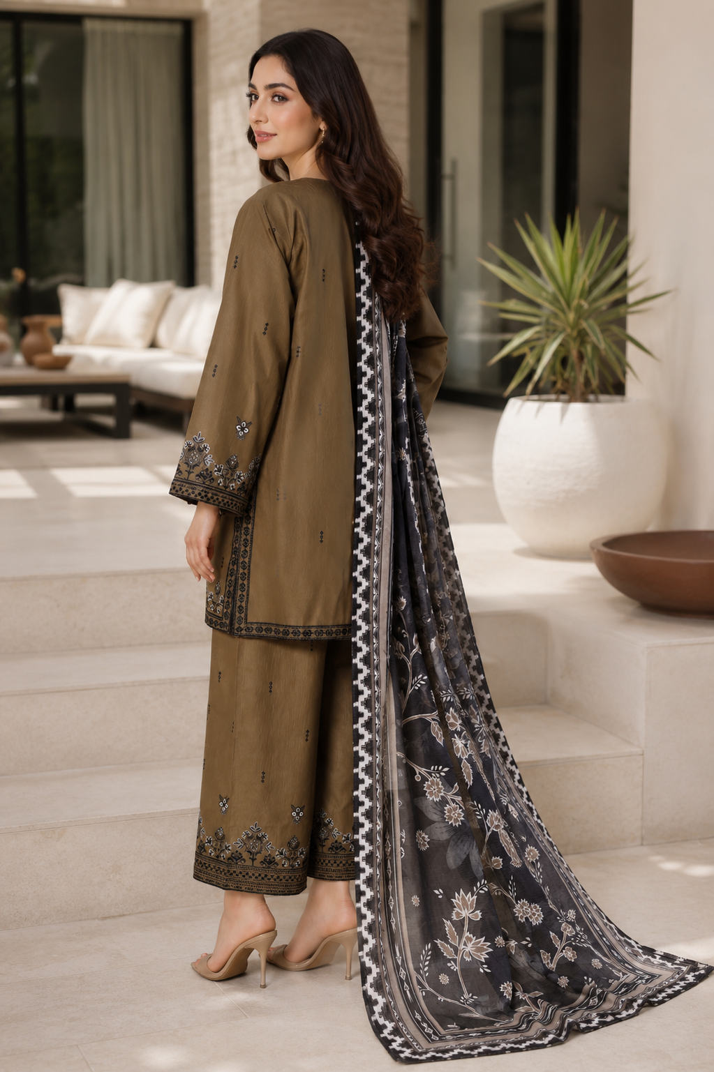 Sada Bahar Festive Embroidered Lawn